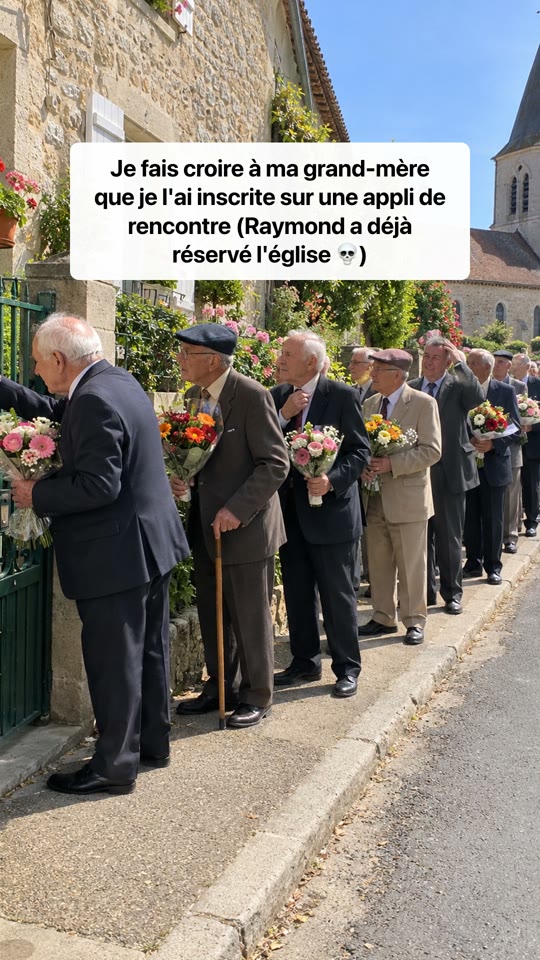 Grand-mère et ses prétendants